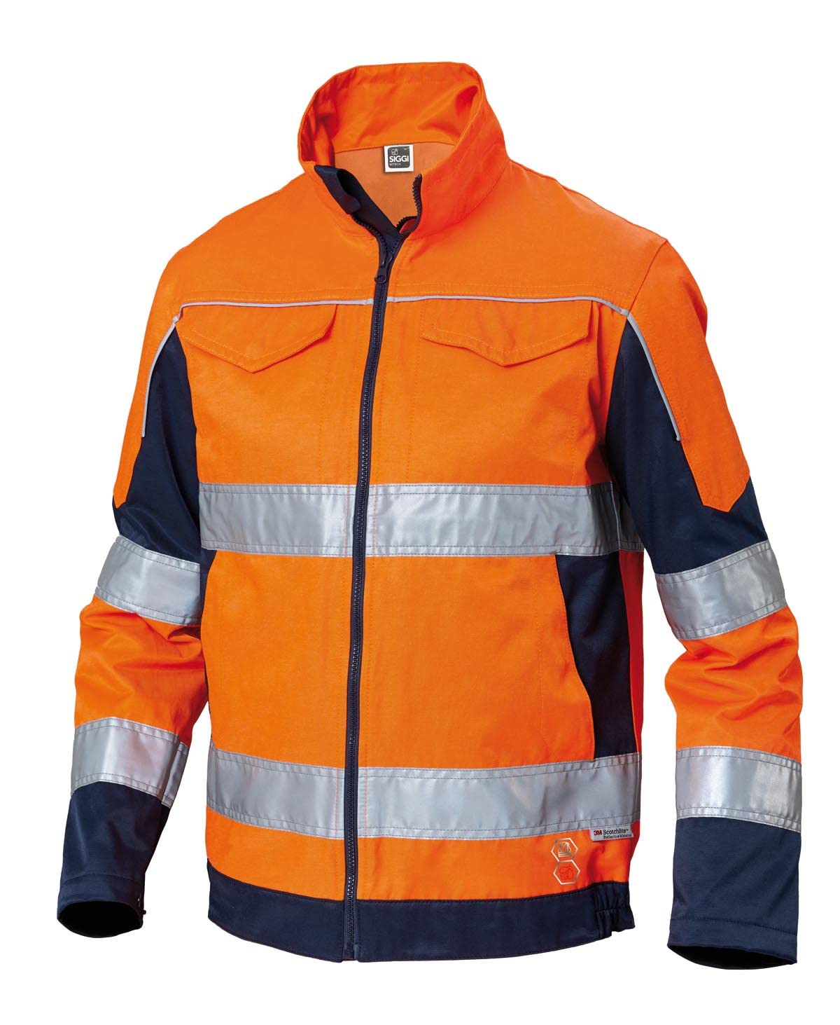 Siggi Group Giubbino Set 5pz Alta Visibilita' siggi Unisex - Adulto (Pacco da 1)