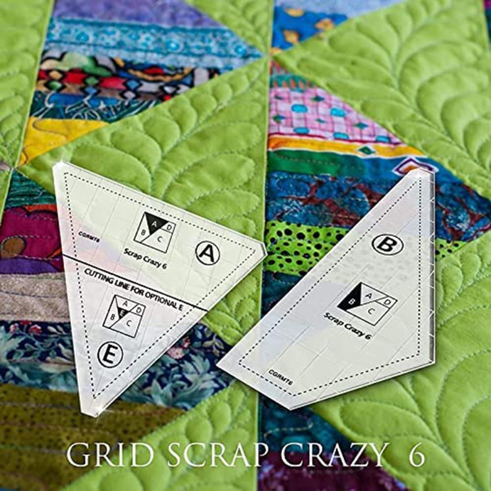 Righelli Per Griglie Creative, Righelli E Modelli Per Trapuntatura, Righelli Per Trapuntatura Quadrati Righello Per Taglio Tessuto, Righello Per Trapuntatura Linea Griglia Nera Per Trapuntatura E Cuci