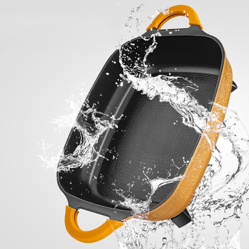 Multi-functional Electric Heating Pot Cooking Wok Wheat Rice Stone Baking Does Not Stick