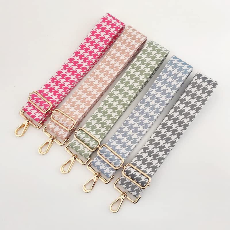 Tracolla regolabile per borse, 75-130 cm, con moschettone, tracolla multicolore, manico tascabile, larghezza 5 cm, per borse, borse da uomo, colore nero