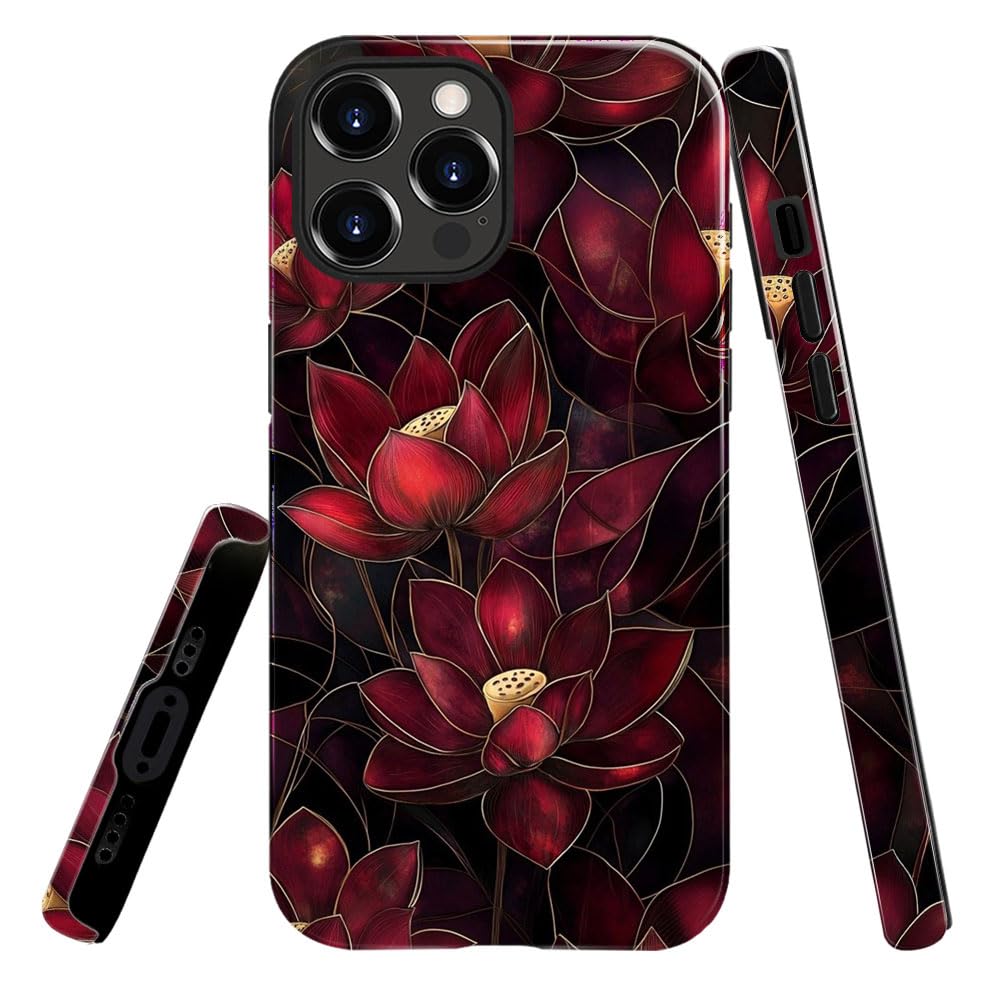Coque iPhone 13 Pro Max fleur de lotus fleurie pour vos sorties et soirées