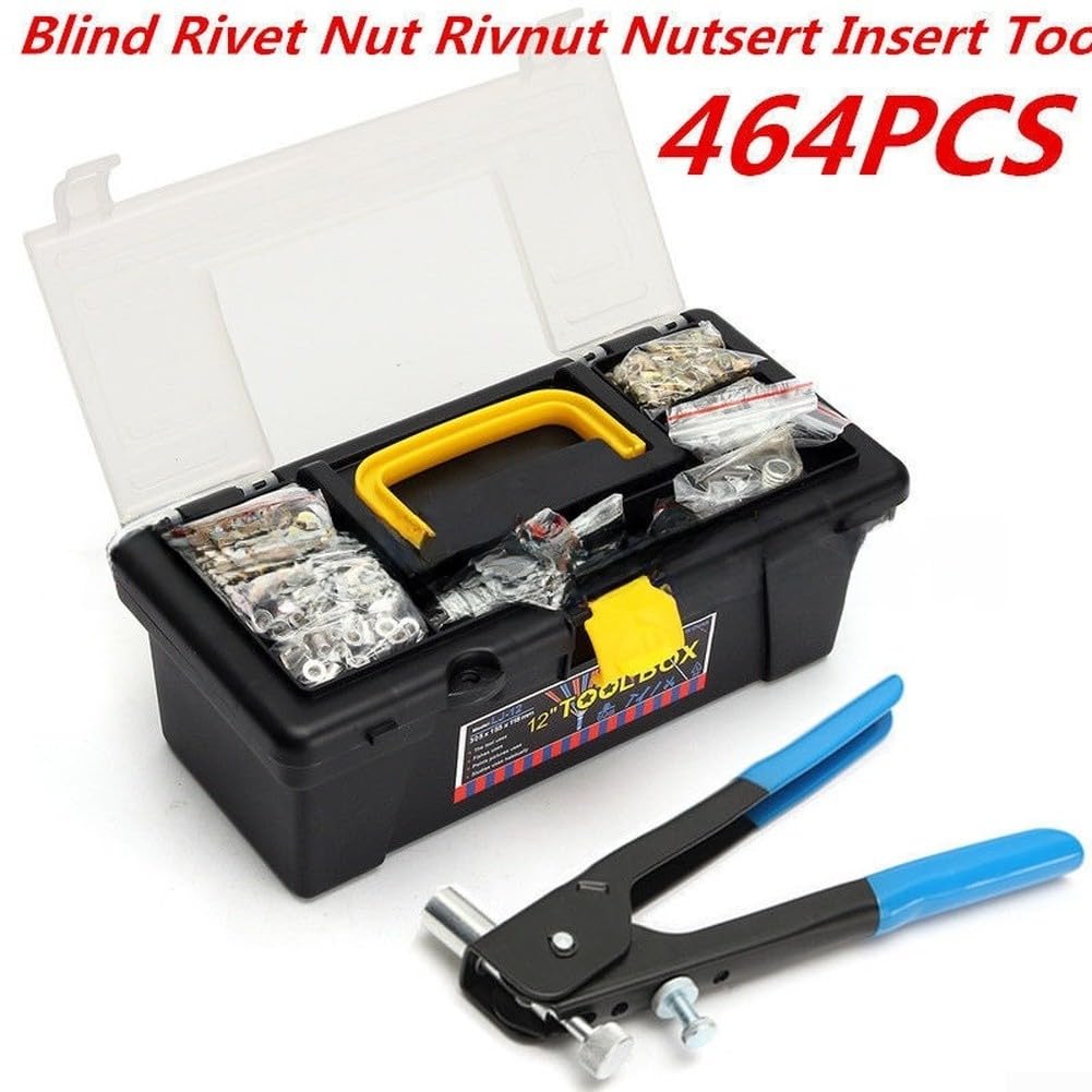 Kit Dadi Ciechi 464pz M3-M8 con Kit Dadi Ciechi 464pz M3-M8