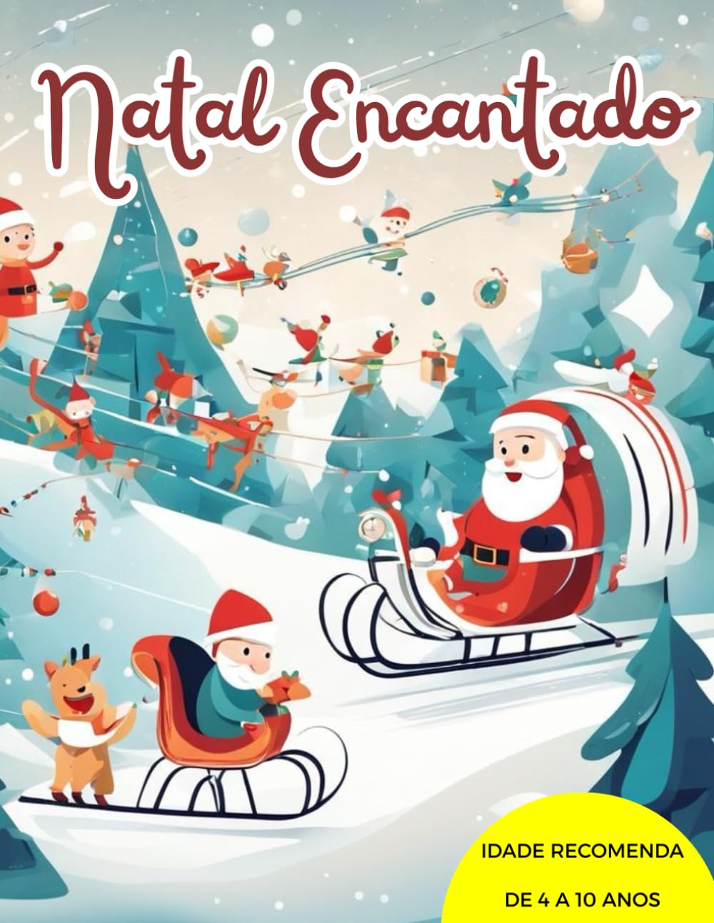 Natal Encantado: Livro de Colorir