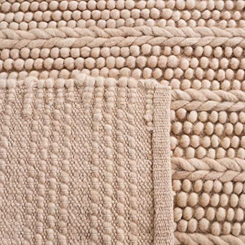 Tapete beige SAFAVIEH Natura Collection 8x10 artesanal miniatura 6