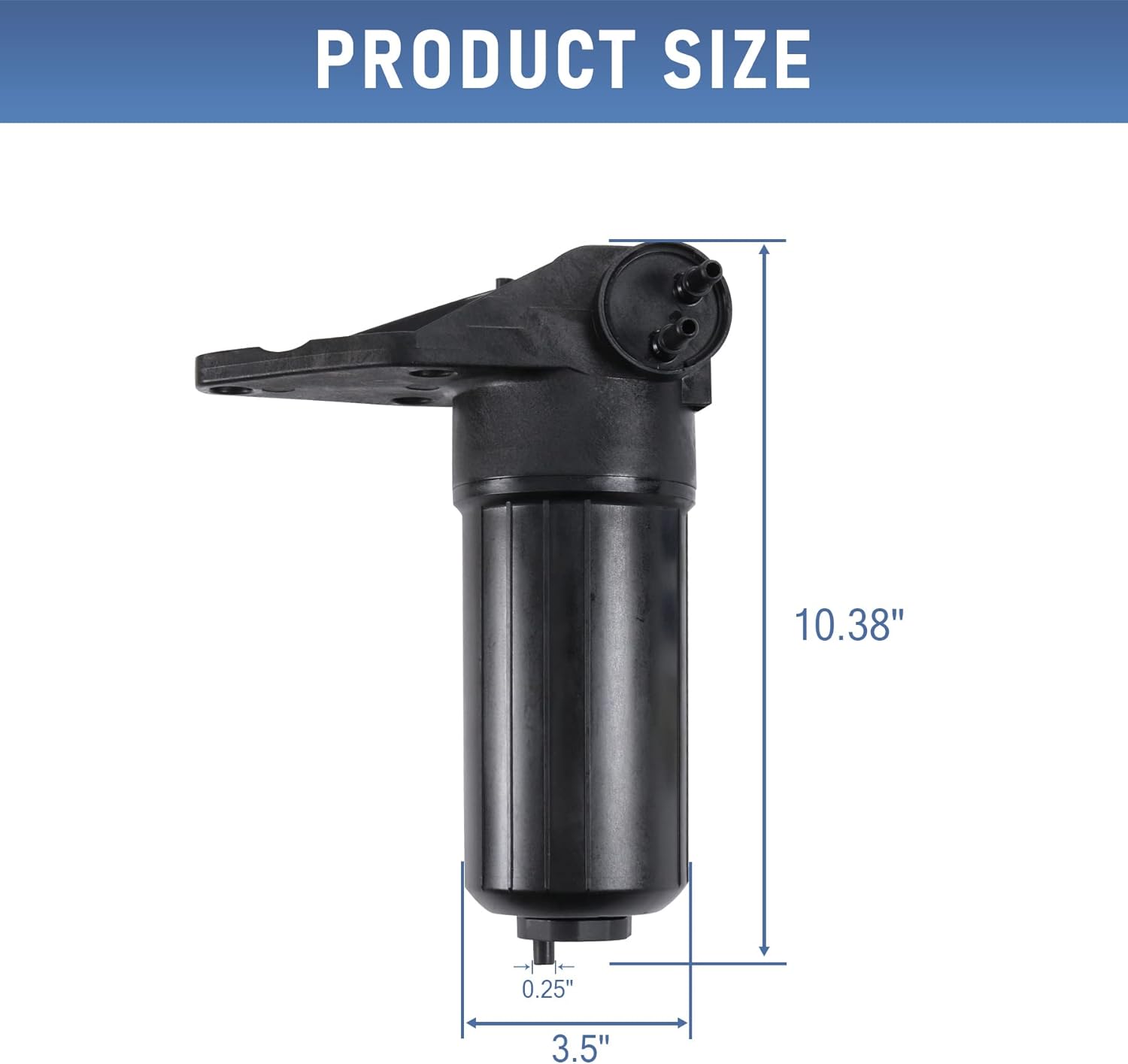 JDMSPEED New Diesel Fuel Lift Pump Oil Water Separator Replacement For Perkins ULPK0038 4132A018