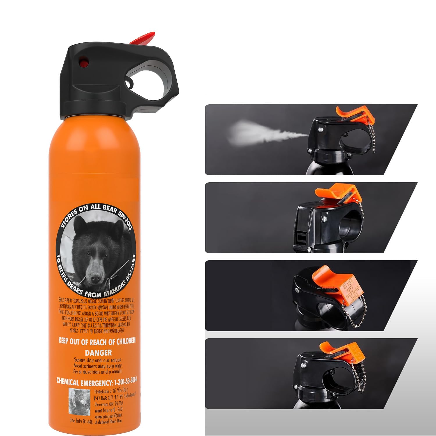Feel Safer Personal Safety 9.2oz, Compact Portable Spray for Daily Carry, Outdoor Activities and Travel — view 2