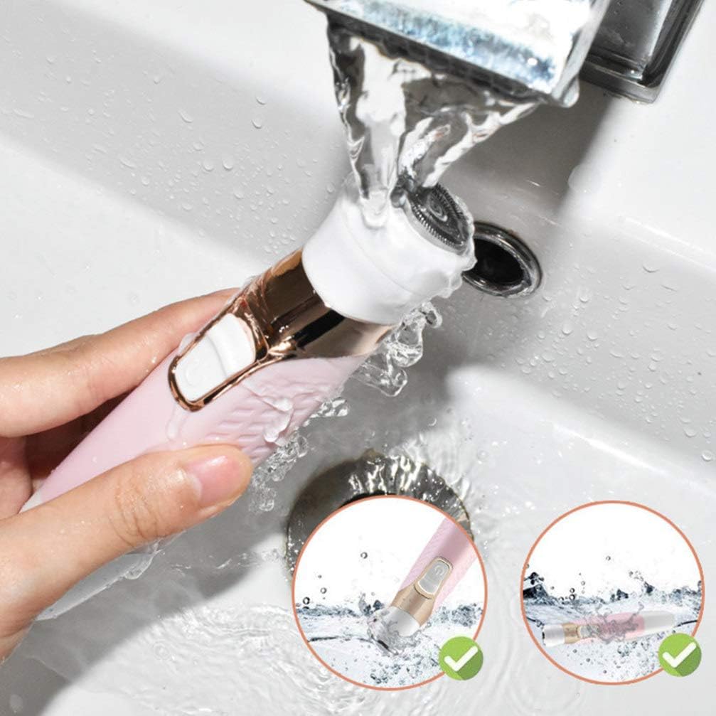 FRCOLOR Hair Cutter Multifunction Removal Tool for Women Eyebrow Trimmer Rechargeable and Washable Trimmer for Personal Grooming