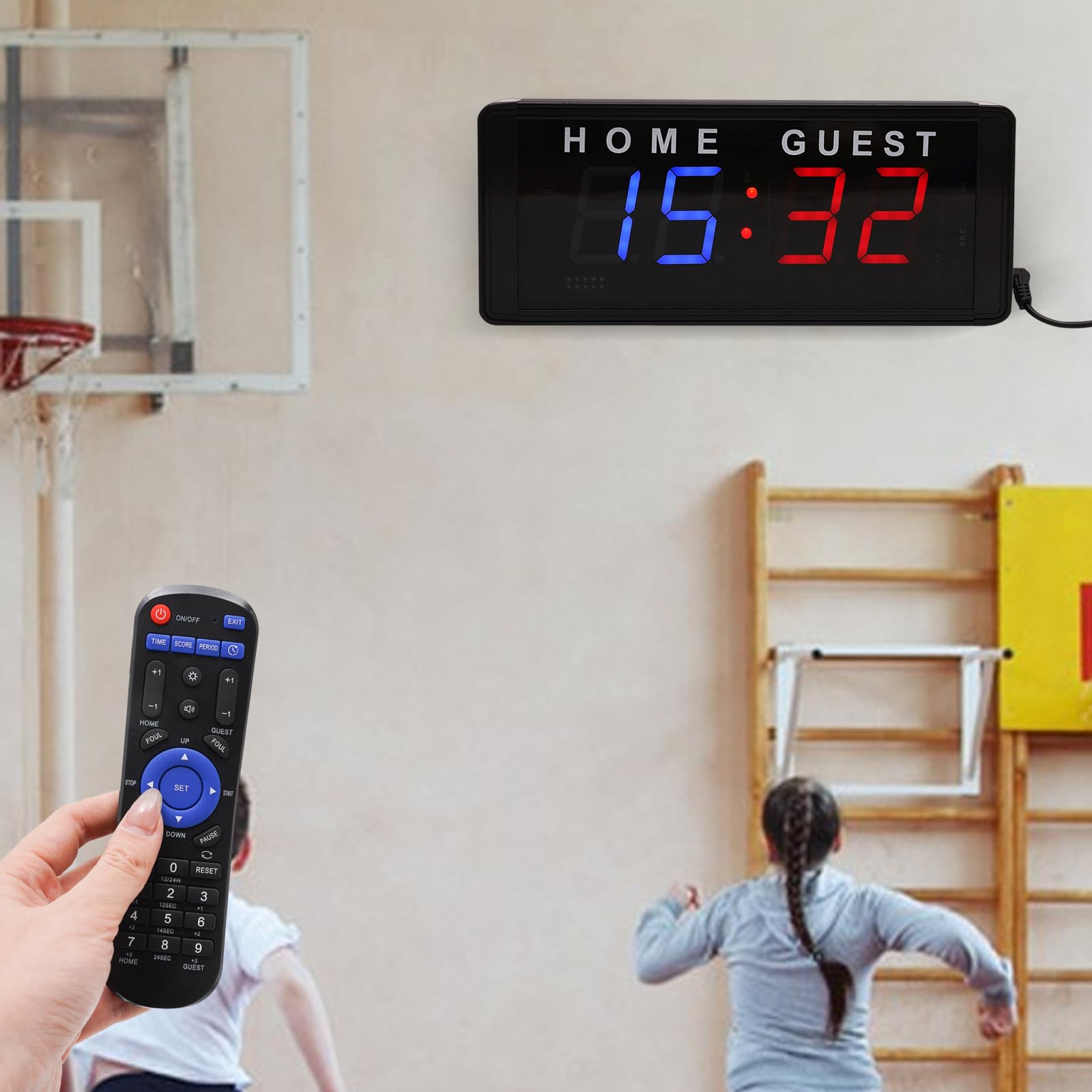 Digitale LED Tragbare Elektronische Anzeigetafel Digital Scoreboard Fußball Basketball Anzeigetafel Sport Anzeigetafel Mit Fernbedienung
