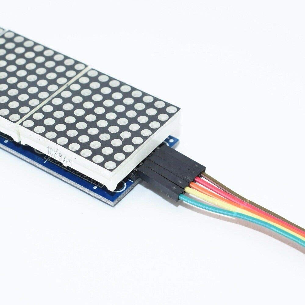 MAX7219 Dot matrix module 8x8 - gemonteerd