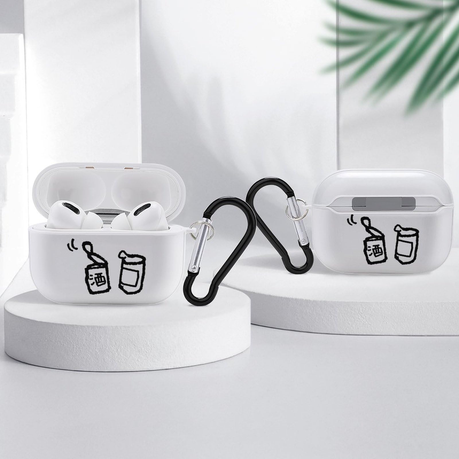 Amazon | お酒 絵 AirPods Pro2 ケース 2022年9月発売 シロ