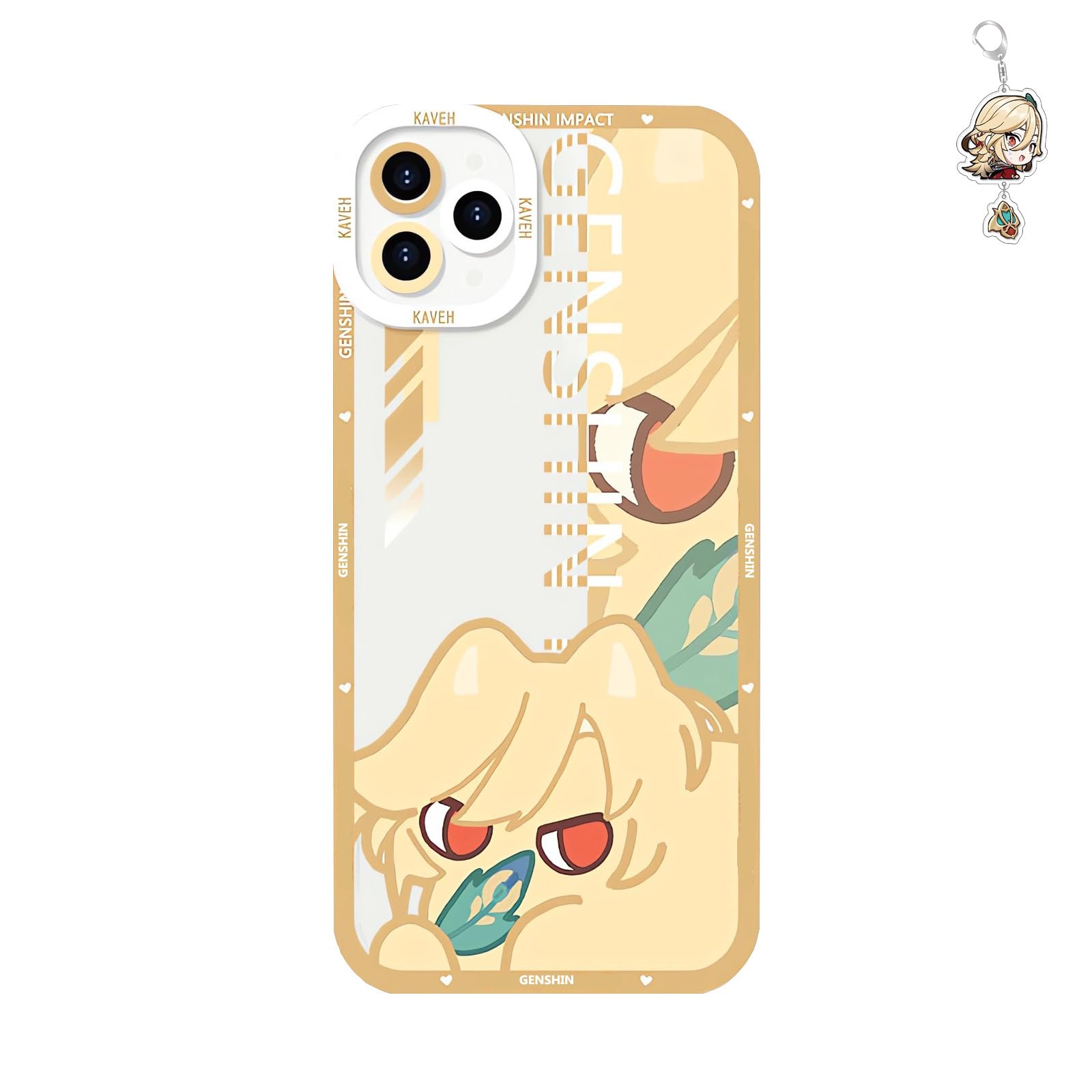 Dalicoter Game Phone Case Kaveh Phone Case Multi-Model Compatible with 17/16/15/14/13/12/11 Phone Cover Protective (iPhone 16 Pro Max with Free