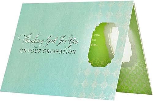 Miniatura 2 de DaySpring - Ordenación - Agradeciendo a Dios por ti - 6 tarjetas y sobres premium (80947)