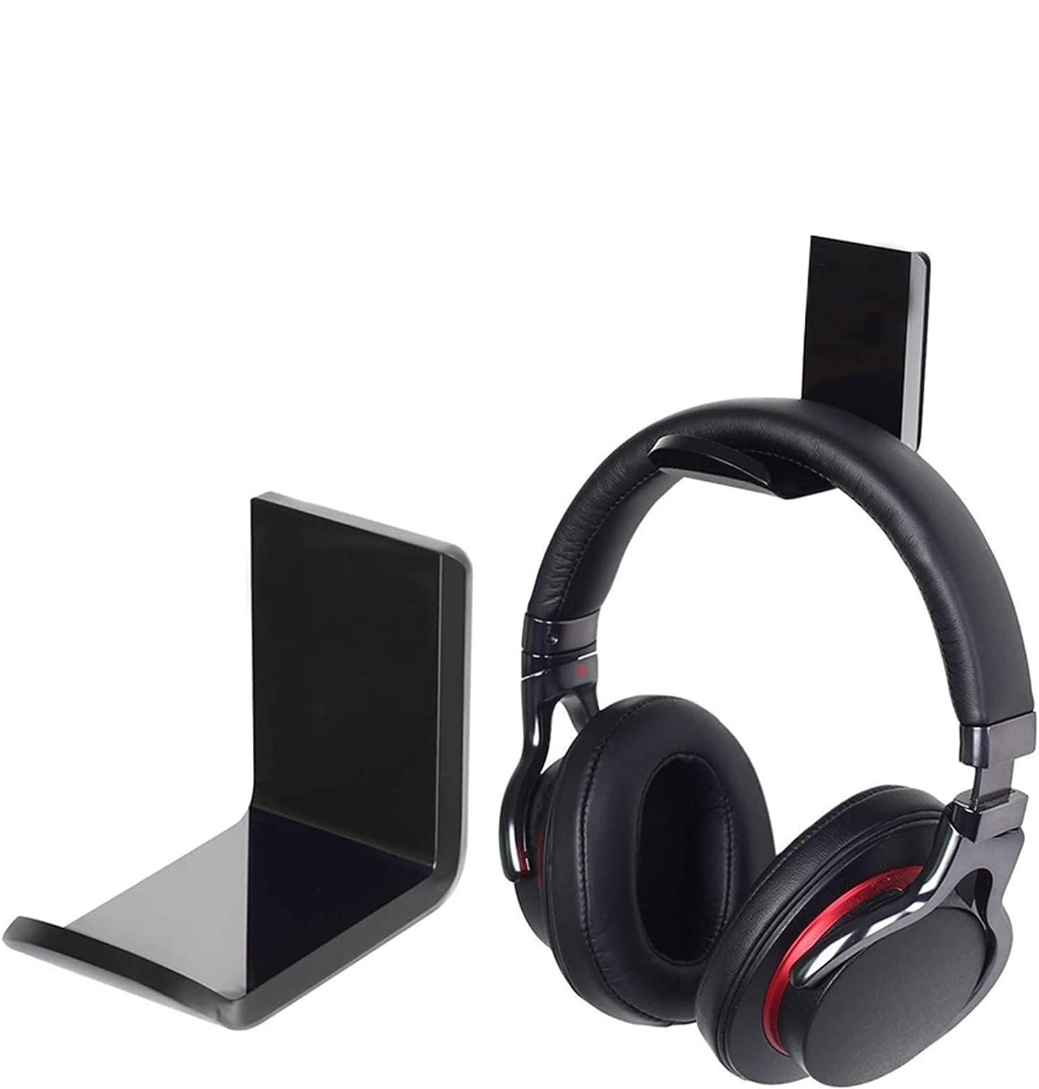 Supporto per cuffie, clip per auricolari, gancio per cuffie appiccicoso per scrivania, accessori da gioco sotto la scrivania, soluzione di archiviazione durevole per cuffie, organizzazione della
