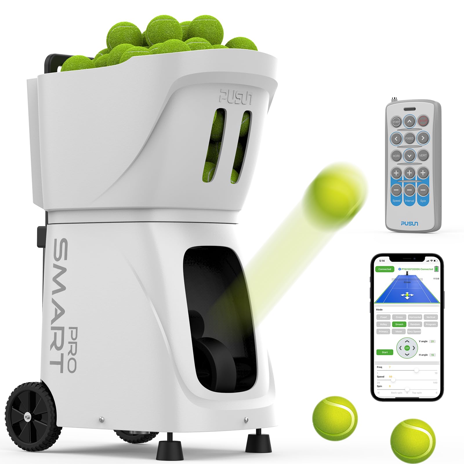 Smart Ball Machine PUSUN PT Smart Pro - App & Remote Control With ...