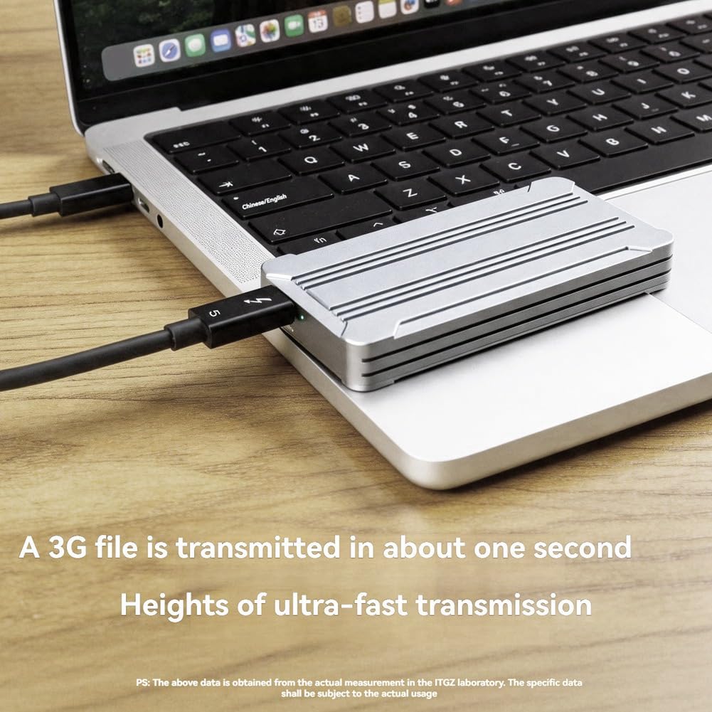 Obudowa dysku SSD 40 Gb/s USB 4.0 M.2 NVMe M.2 do Type-C Solid State Drive Case Support UASP TRIM