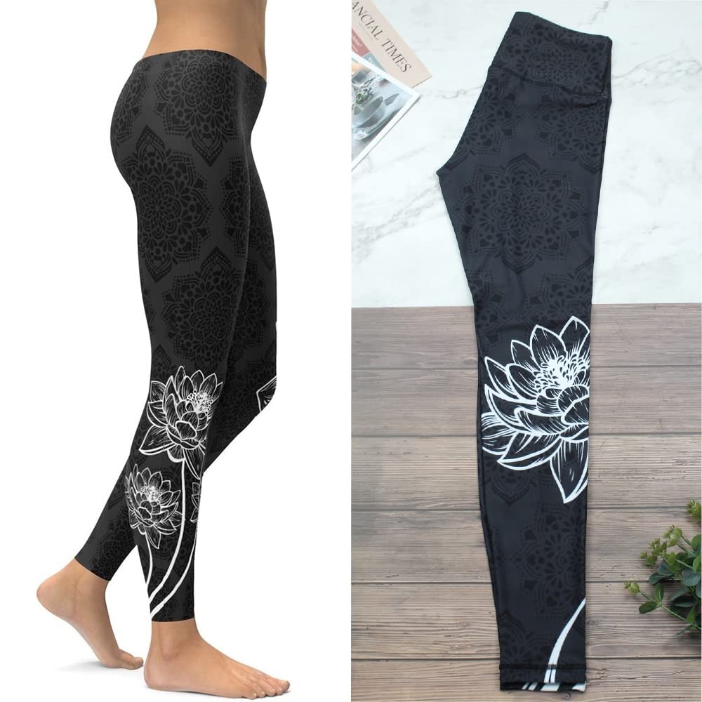 LuisFranklin Legginsy damskie siłownia joga spodnie damskie legginsy siłownia dziewczęce rajstopy spodnie z wysokim stanem czarne spodnie dresowe oddychające szybkoschnące odzież sportowa spodnie ~ 2XL