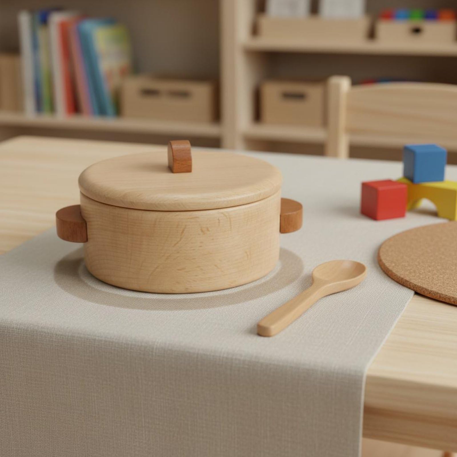 Giocattolo Cucina per Bambini Set Pentole Utensili Stoviglie Gioco di Cucina Finto con Dettagli Realistici E Superfici Levigate Adatto a Asilo Nido Scuola ’infanzia Giochi Domestici