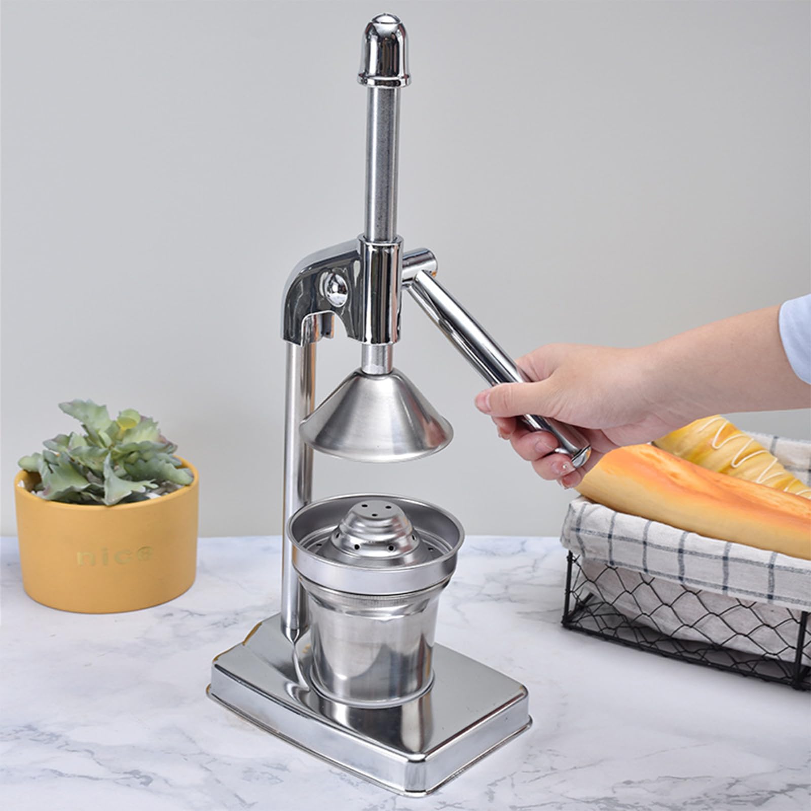 Estrattore di succo ad alte prestazioni in acciaio inox, conservazione dei nutrienti, ideale per gli amanti del fitness e i proprietari di succhi di frutta ad alta efficienza