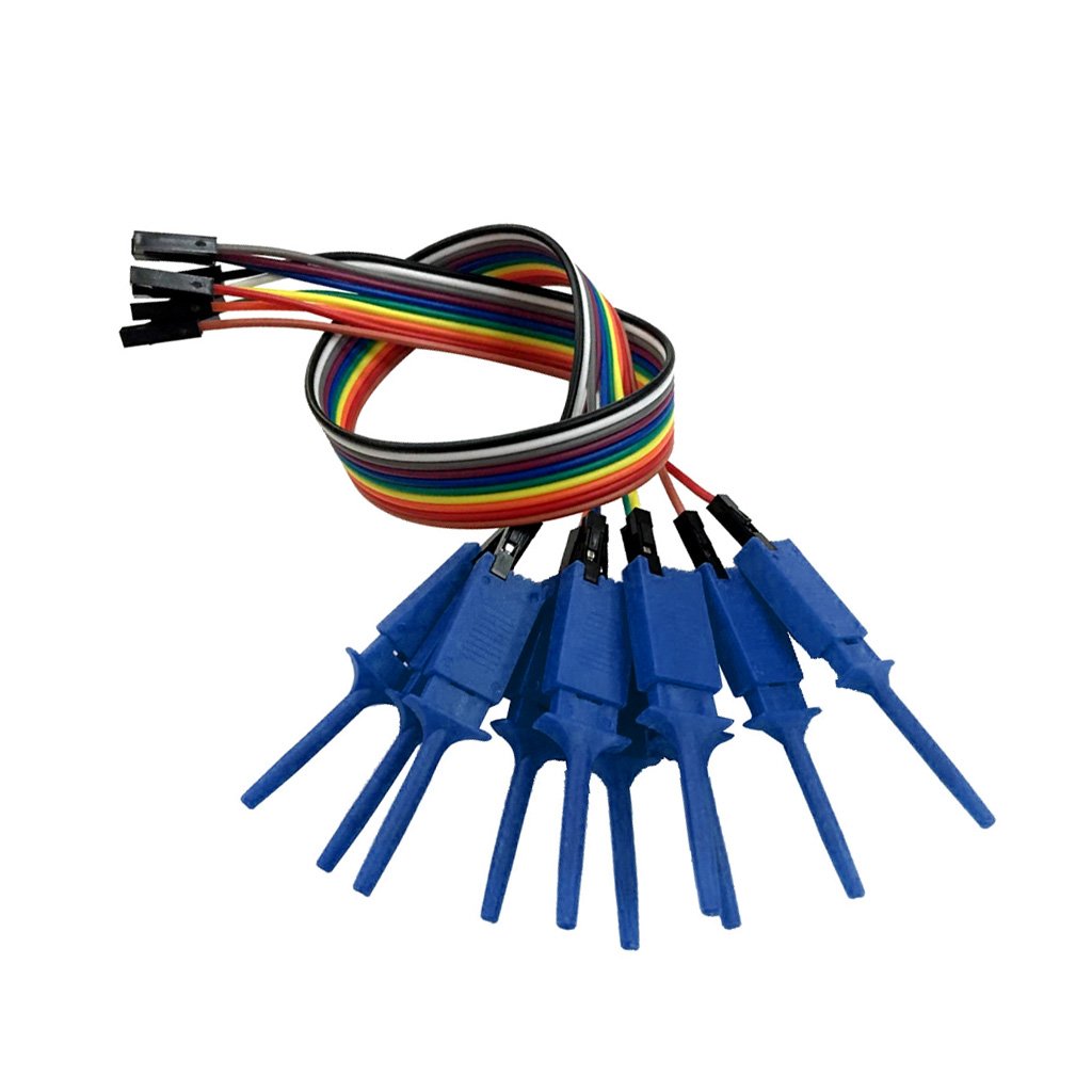 CALANDIS Set of 10 Test Hook Clip for Logic Analyzer - Blue-image-26