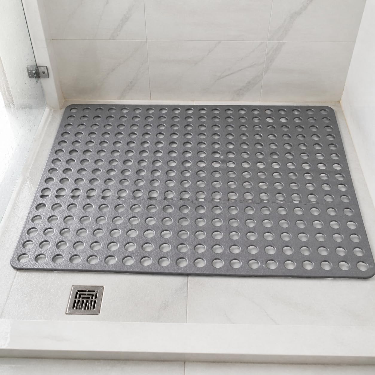 Tappeto Bagno Antiscivolo per Doccia, Grigio, 80x120cm | Superficie antiscivolo, Tappeto Bagno, Per l'igiene personale, Per cerca