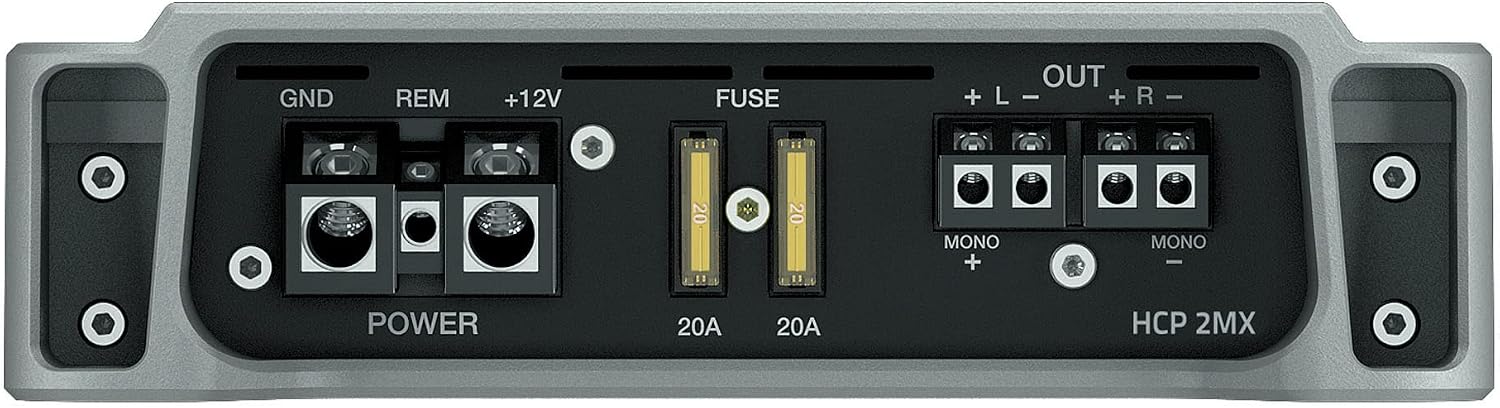Hertz Compact Power HCP-2MX Marine Stereo Amplifier 200 WRMS X 2 at 2-Ohm