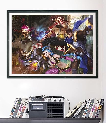 39668 - Puzzle League Of Legends - 1000 pezzi - Made in Italy, puzzle adulti 1000 pezzi, puzzle fantasy, puzzle videogiochi, divertimento per adulti, Multicolore - Gadget - Immagine 4