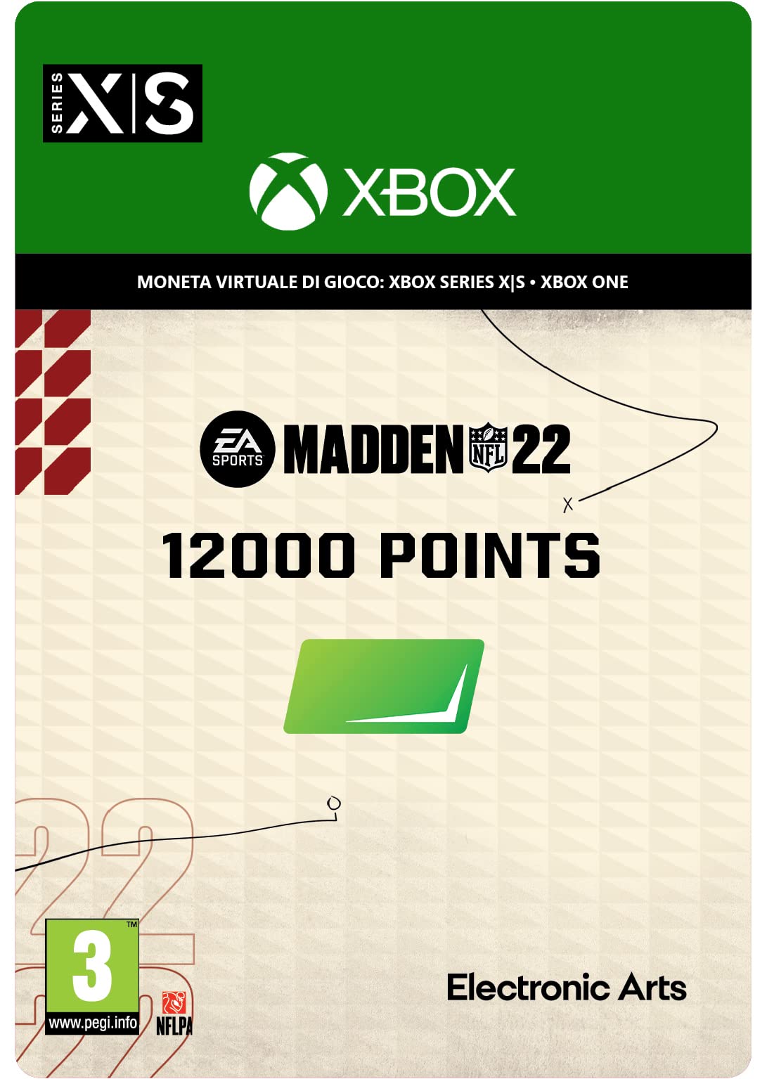 Madden NFL 22: 12000 Madden Points | Xbox One/Series X|S - Codice download