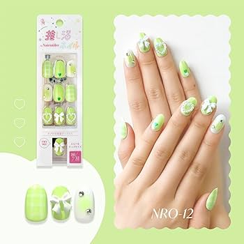 Amazon | Nairutiler(ネイルティア) 推し活ネイルチップ NRO-12 (30枚