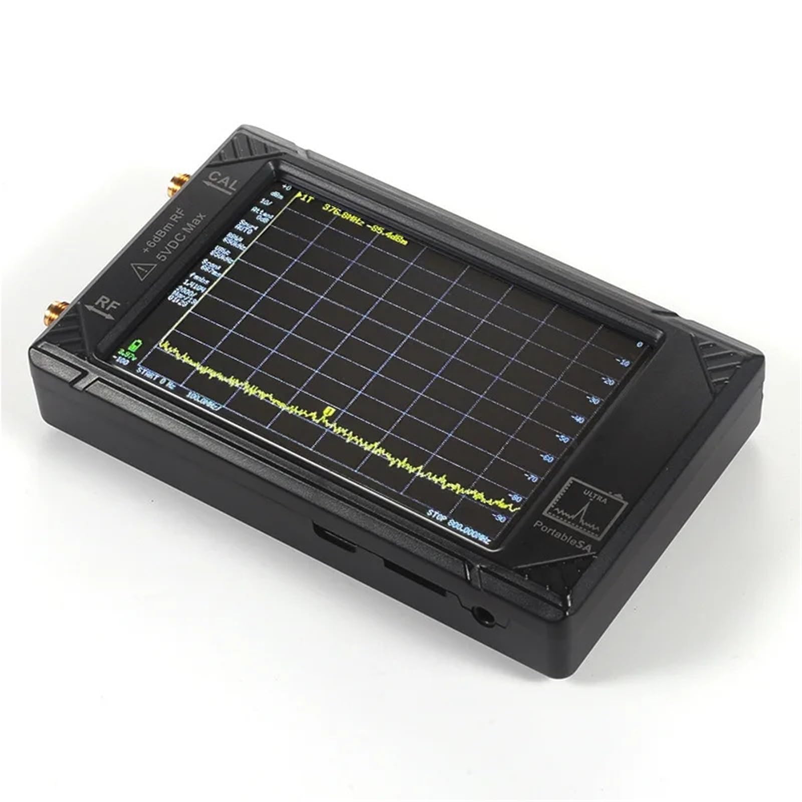Analizzatore di spettro portatile piccole dimensioni, generatore segnale 100k-5,3 GHz con display da 4 pollici for ULTRA batteria