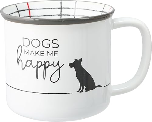 Pavilion - Taza de café de 18 onzas con diseño de perros K-9, regalo para amantes de los perros, regalo de rescate para mascotas, mamá y papá