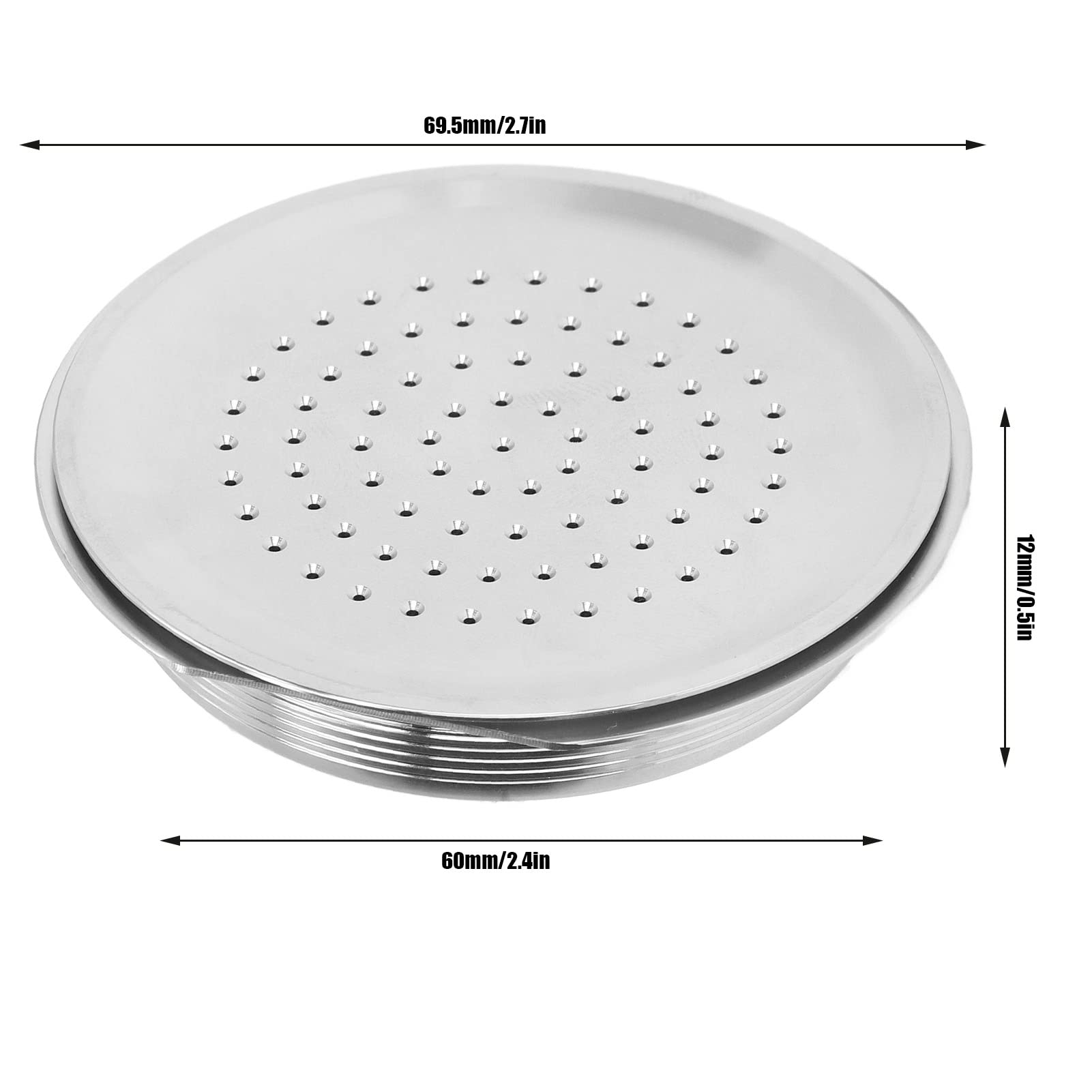Cápsula de Café Recargable, Cápsula de Polvo de Café Reutilizable de Acero Inoxidable con Cuchara de Cepillo para HD7801 HD6592