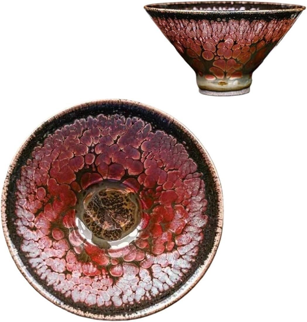 Ceramiczny zestaw do herbaty, ręcznie robione małe miski na deser, lody, przekąski, dip, pojemność 100 ml, 2 sztuki, unikalne naczynie do herbaty do codziennego użytku