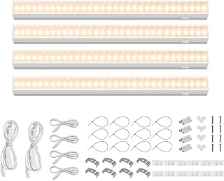 Barrina Grow Lights for Indoor Plants, Full Spectrum Sunlight, 1ft Plant Growing Lamp, LED Grow Light Bulbs, T5 Grow Light...