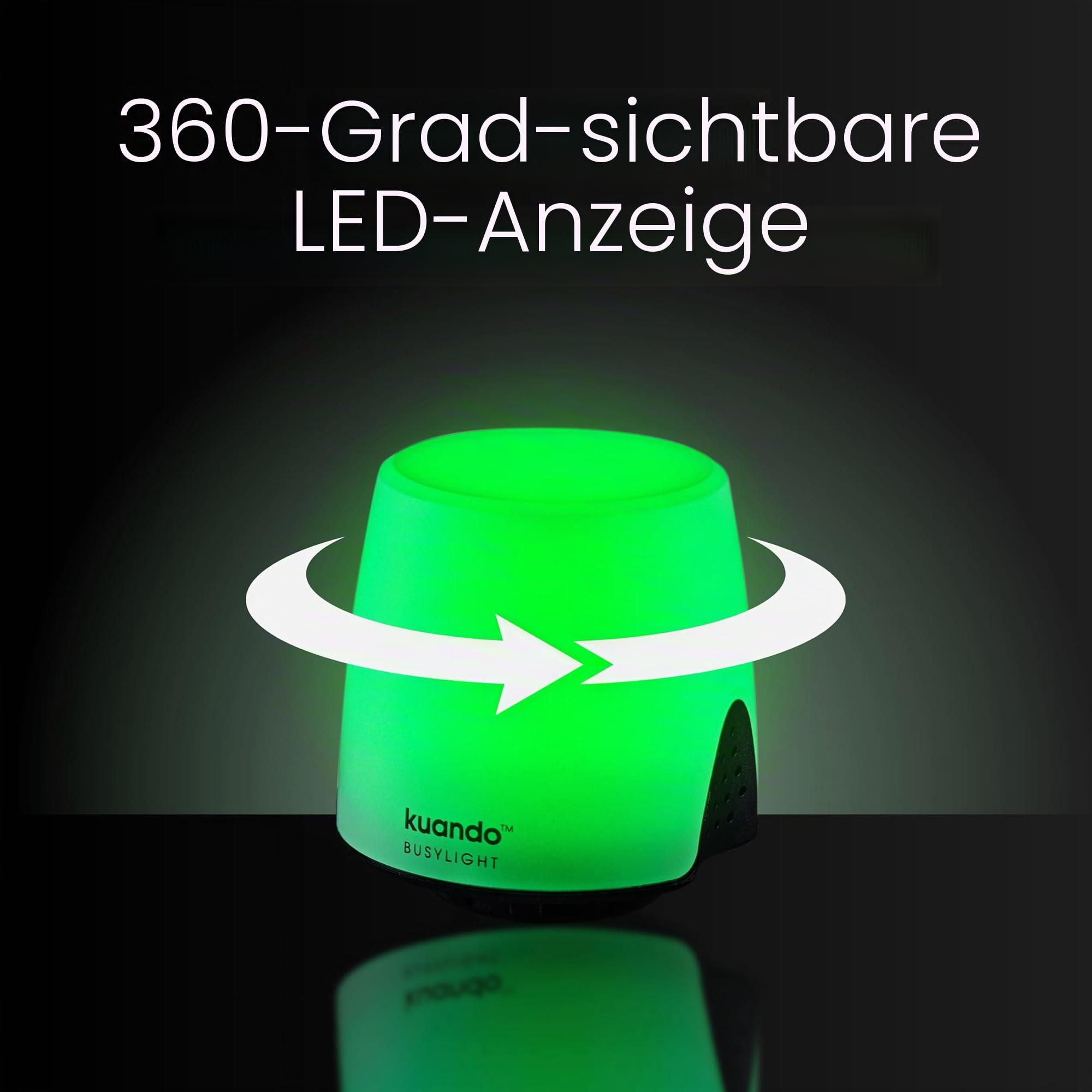 Busylight UC Omega USB Statusanzeige – LED Signallicht für Büro & Homeoffice – Verfügbarkeitsanzeige für Anrufe, Meetings und Fokus – Funktioniert mit Microsoft Teams, Zoom, Webex
