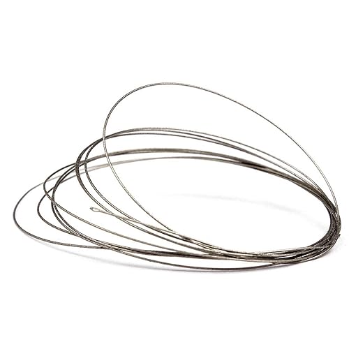 Hojas de sierra de corte electrochapadas de alambre de diamante superfino de 0.020 in para granito de mármol de metal jade (9.8 ftlote)