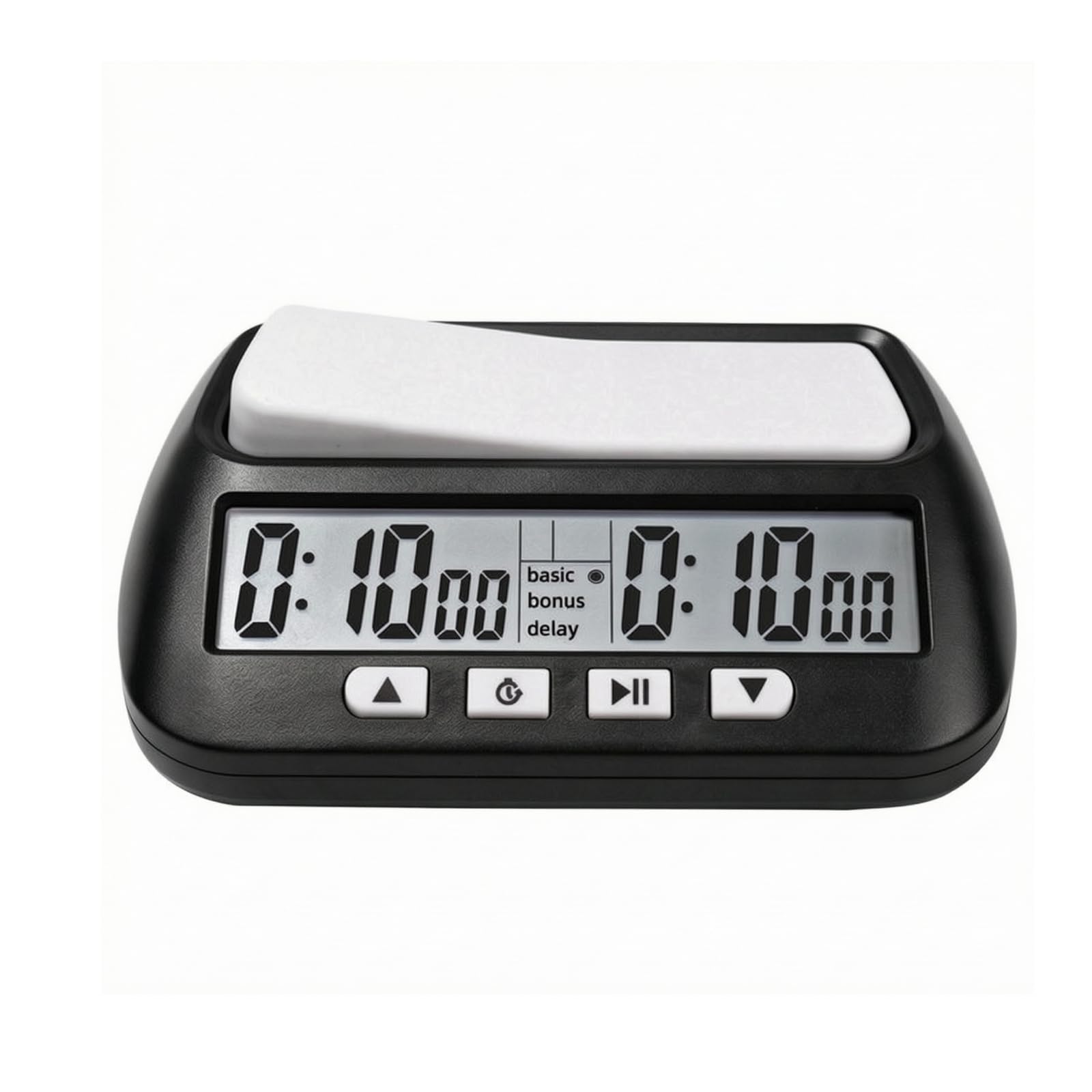 Timer da Gioco Elettronico Orologio da Scacchi con Doppio Display Digitale per pervisori di Partita di Torneo, Famiglie