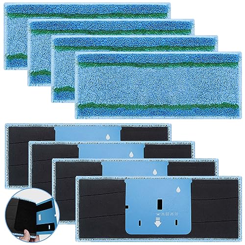 8 Pack Upgraded M6 Wet Mopping Pads for iRobot Braava Jet M6 Series (6110) (6012) (6112) (6113)...
