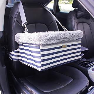 Dog Car Seats for Small Dogs, Upgrade Dog Booster Seat with Metal Frame Construction