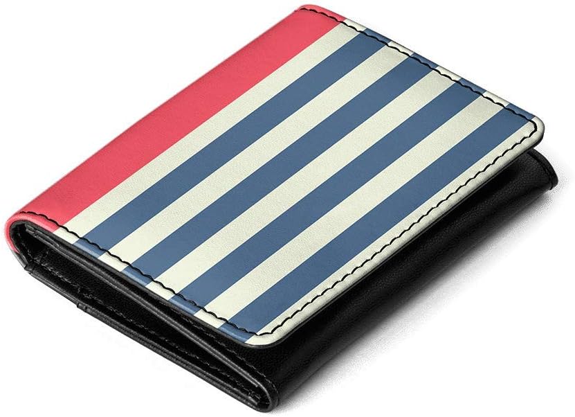 Dailyobjects Women's Leather Flip Top Card Wallet (Blue Fog)