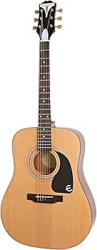 Epiphone Pro - 1 EAPCANCH1-15 Acoustic Guitar, Natural : Amazon.in