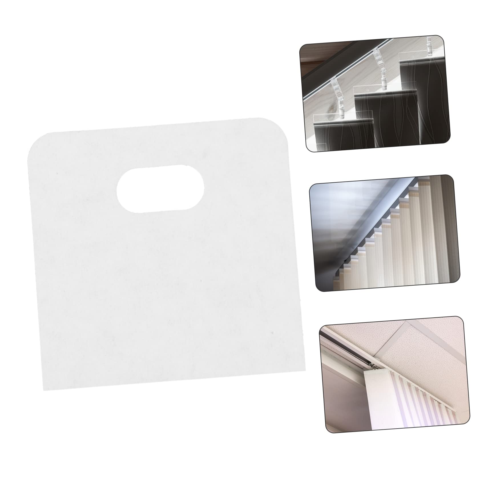ABOOFAN 3sets Blind Clips Replacement Vertical Blind Repair Tabs Self-Adhesive Fixers 40pcs*3