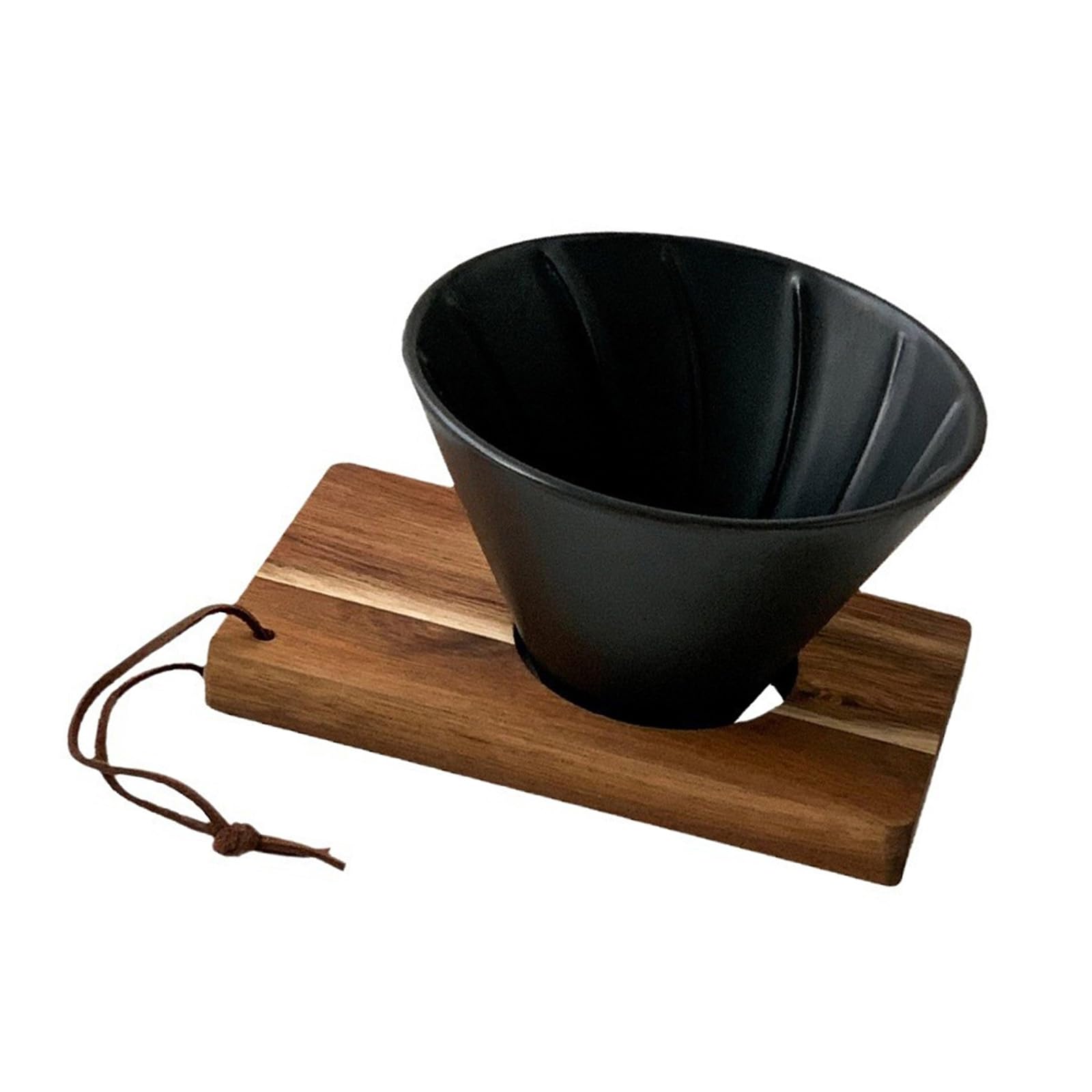 Porcelain Hand Brewed Conical Coffee Filter Dripper Cone Holder for Home Camping and Travel Use Coffee Accessories