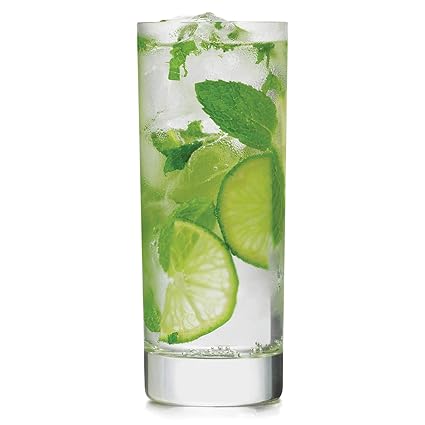 Libbey Master's Reserve 9038 Modernist Beverage Glasses, 12-ounce, Set of 12