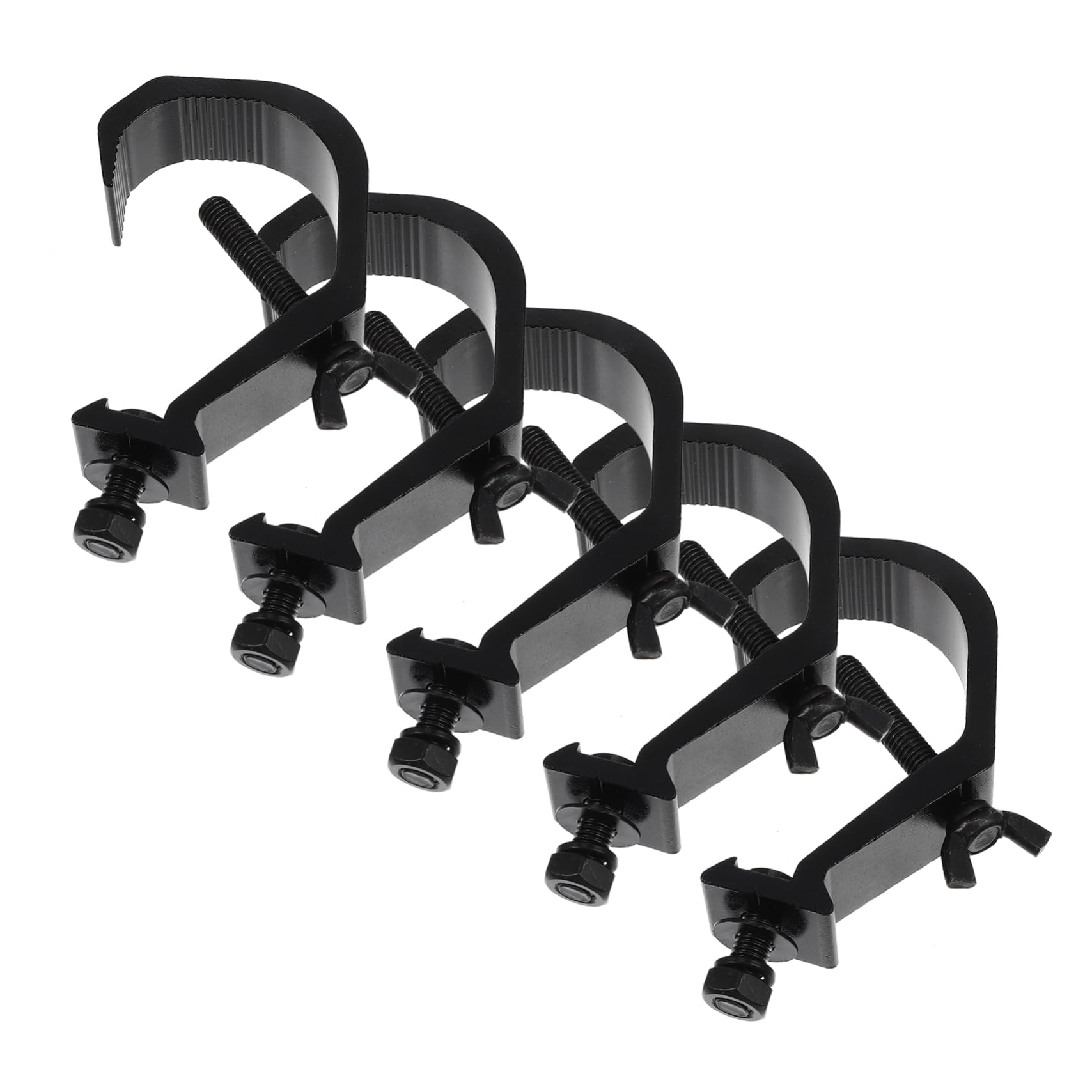 Yardwe 5pcs Stage Light Clamp Hooks Durable Metal Truss Hanger Design for Secure Spotlight Mounting Sturdy and Resistant Stage Lighting Clamps