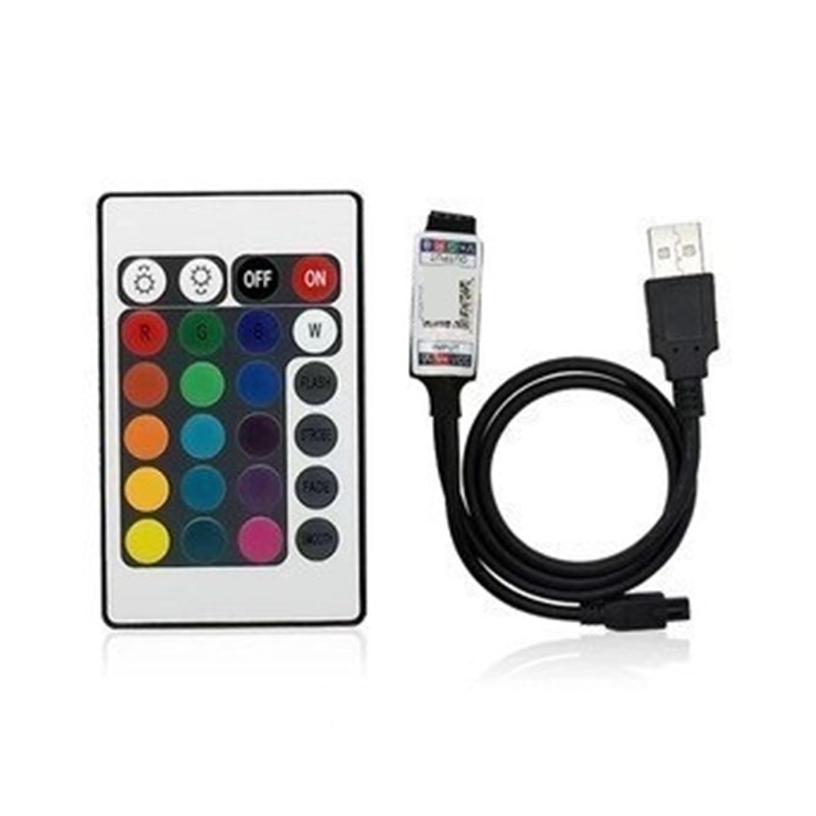 Controlador Led RGB con mando para regular tiras de luz fácilmente
