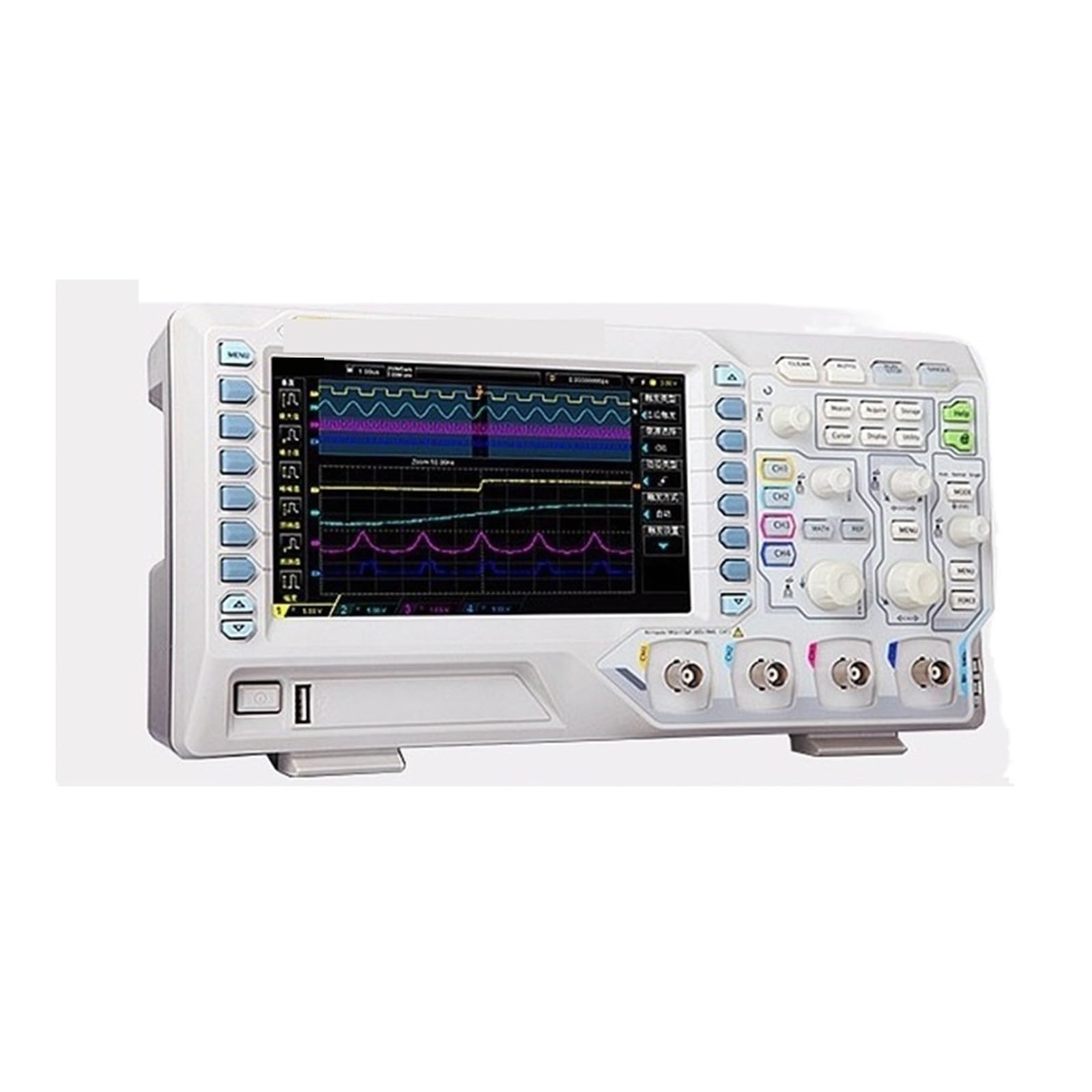 Osciloscopio digital con pantalla de 7" 50MHz 4 canales analógicos Tasa de muestreo 1GSa/s 24 Memoria Profundidad Forma de onda Almacenamiento Reproducción,De larga duración