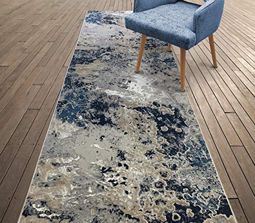 Hallway Carpet Runner Rug, 31 Inch Wide X Your Choice Of Length, Abstract, 31 Inch X 25 Feet, Sold And Priced Per Foot #TOP23