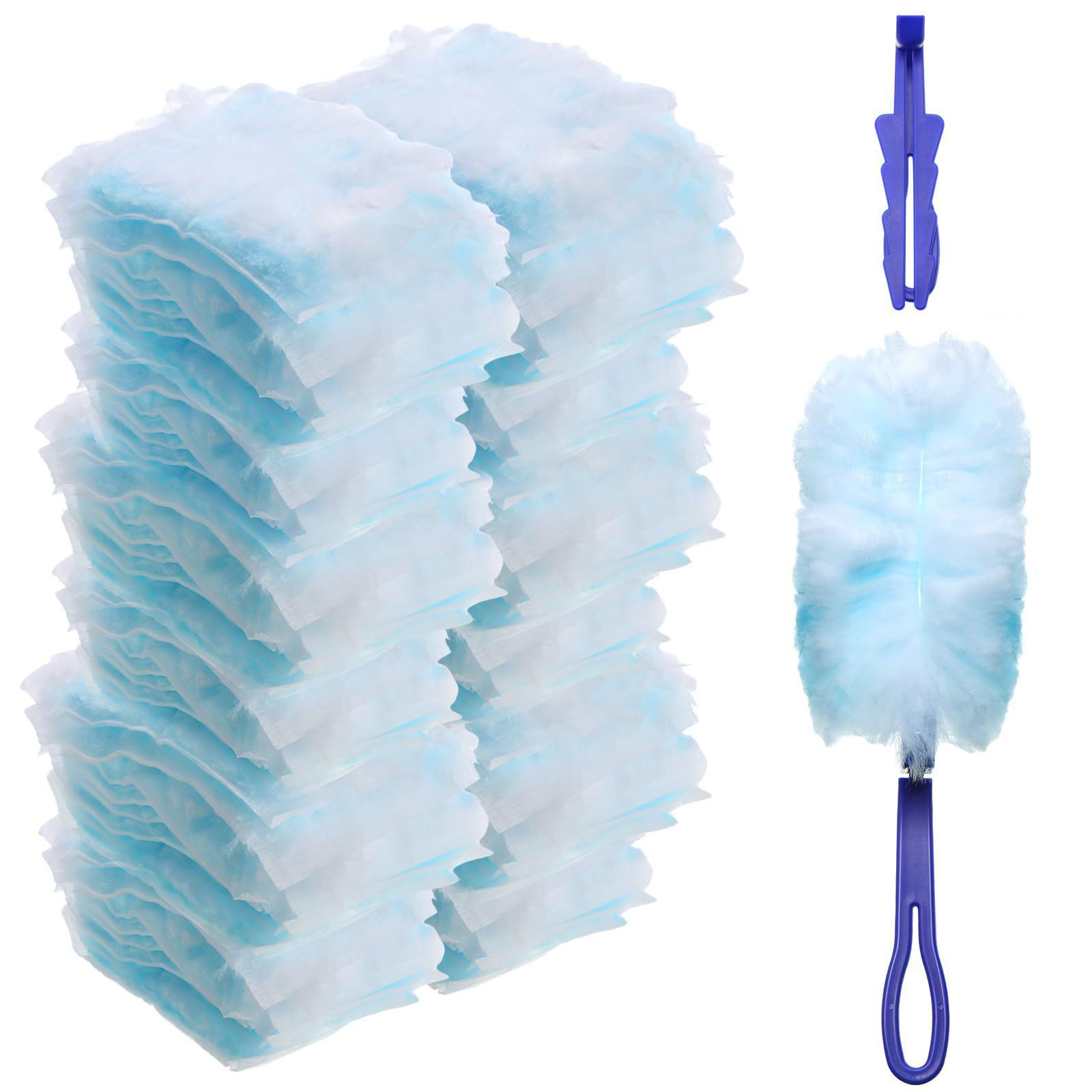 Duster Dust Magnet Starter Kit (2 Handle + 20 Refills), Trap & Lock Away Dirt & Hair In No Time
