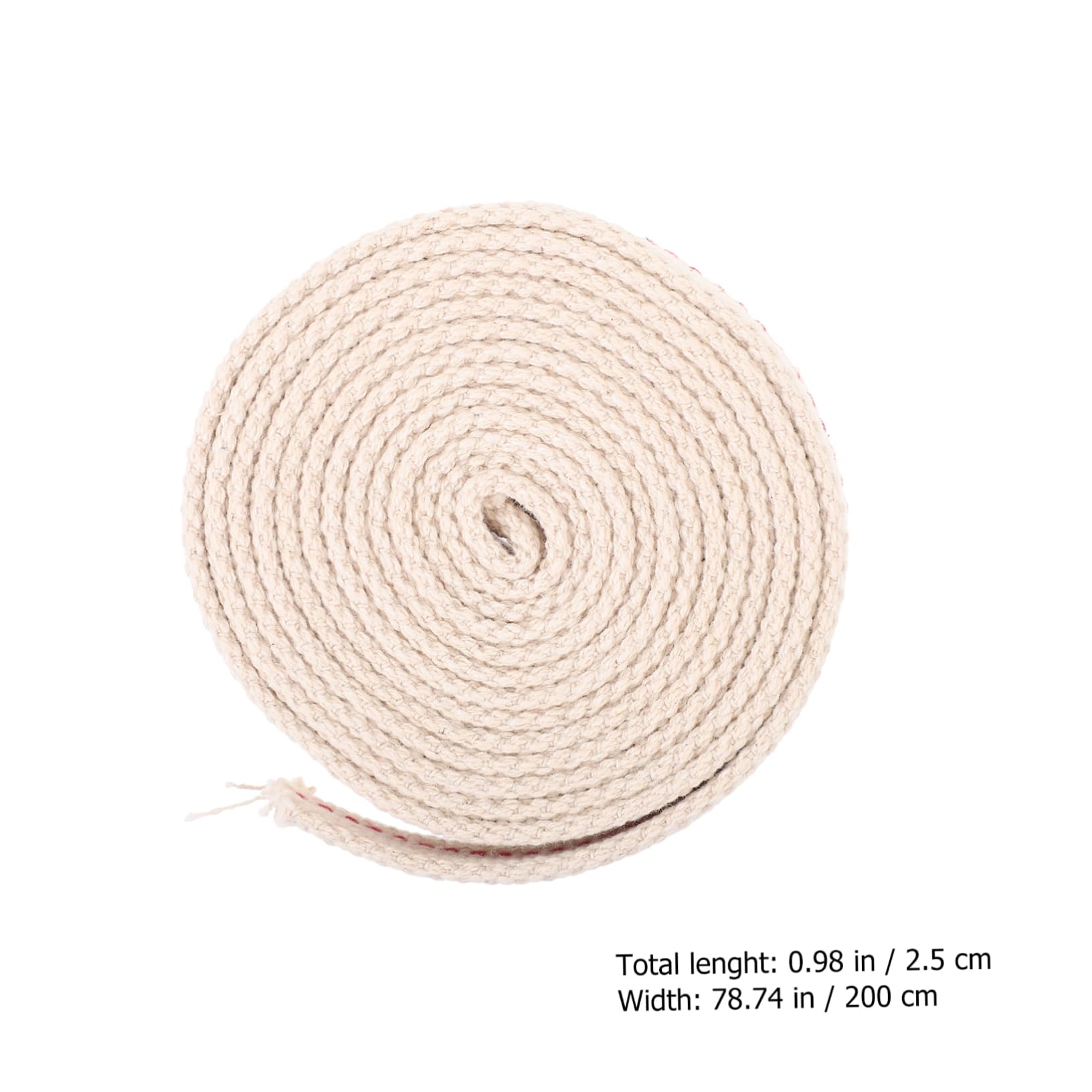 Garneck Kerosene Lamp Wick Knitted Cotton Wicks for Oil Lamps Safe for Projects Lanterns Cotton