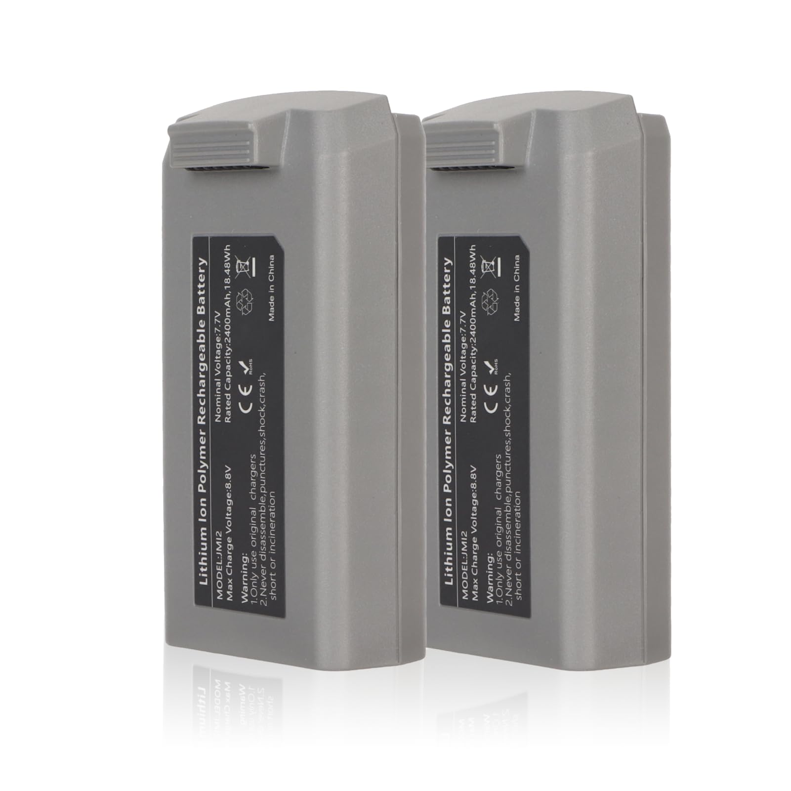 2pcs Intelligent Flight Batteries, for DJI Mini 2 Mini 2 SE Mini SE Replacement Spare Battery, 2400mAh 40min Flight Time, RC Drone Battery, UAV Lithium Battery